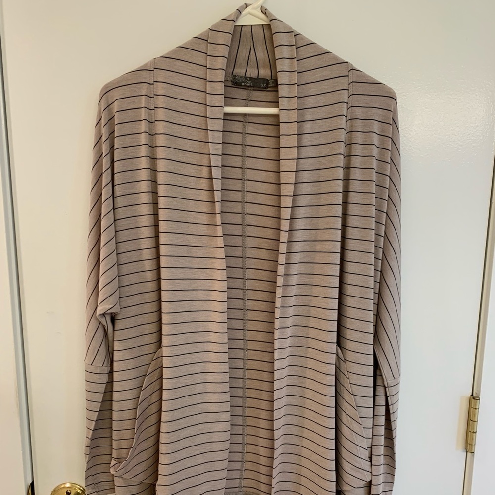 Prana Womens Foundation Wrap Grey Beige XS